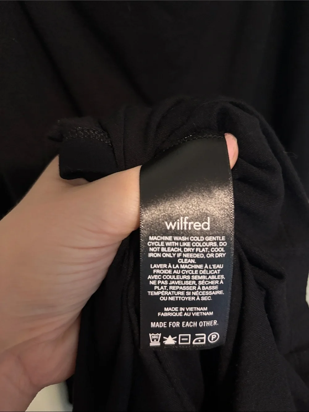 Wilfred Black Maxi Dress (Size L) - Picture 3 of 5
